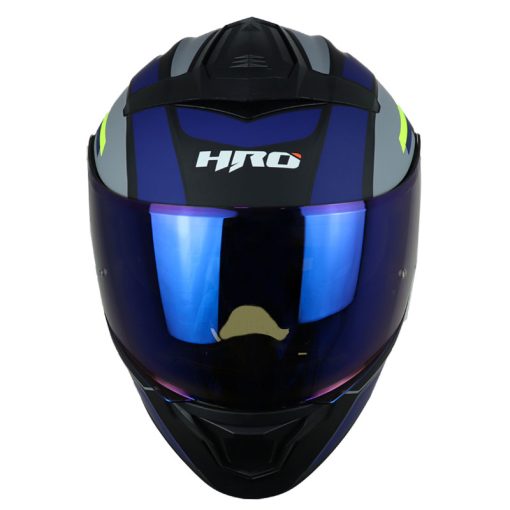 Casco Hro 3440Dv Lazzar Azul Navy Visor Azul Claro 2 - ZONABIKER LA 21 2