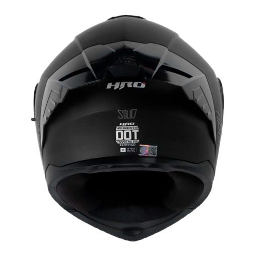 Casco Hro 3480Dv Evo Solid Negro Gris Visor Iridium Silver 3 - ZONABIKER LA 21 2