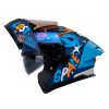 Casco Hro 3480dv Evo Out_Sider Azul Oscuro Visor Azul