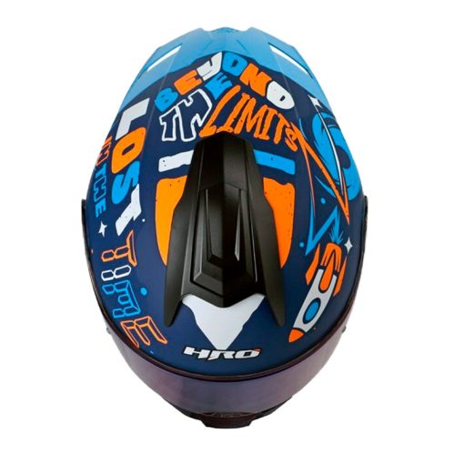Casco Hro 3480dv Evo Out Sider Azul Oscuro Visor Azul 2 - ZONABIKER LA 21 2