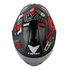 Casco Hro 3480dv Evo Out Sider Negro Rojo Visor Silver 2 - ZONABIKER LA 21 4