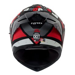 Casco Hro 3480dv Evo Out Sider Negro Rojo Visor Silver 3 - ZONABIKER LA 21 5