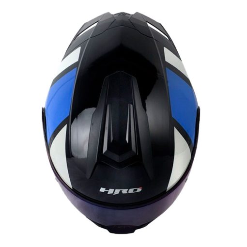 Casco Hro 3480dv Evo Racespec Azul Blanco Visor Iridium Azul 2 - ZONABIKER LA 21 1