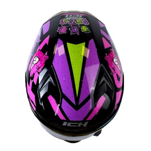 Casco Ich 503Sp Soy Parte De La Manada Morado Visor Iridium Morado 2 - ZONABIKER LA 21 1