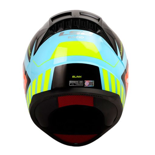 Casco Ls2 353 Blink Azul Amarillo 3 - ZONABIKER LA 21 2