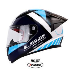 Casco Ls2 353 Blink Blanco Azul