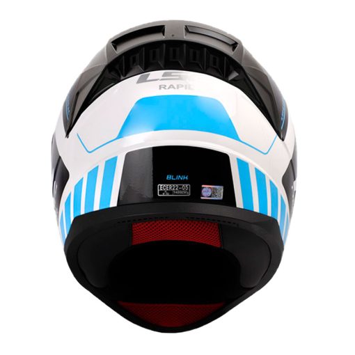 Casco Ls2 353 Blink Blanco Azul 3 - ZONABIKER LA 21 2
