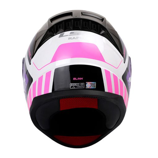 Casco Ls2 353 Blink Blanco Fucsia Neon 2 - ZONABIKER LA 21 2