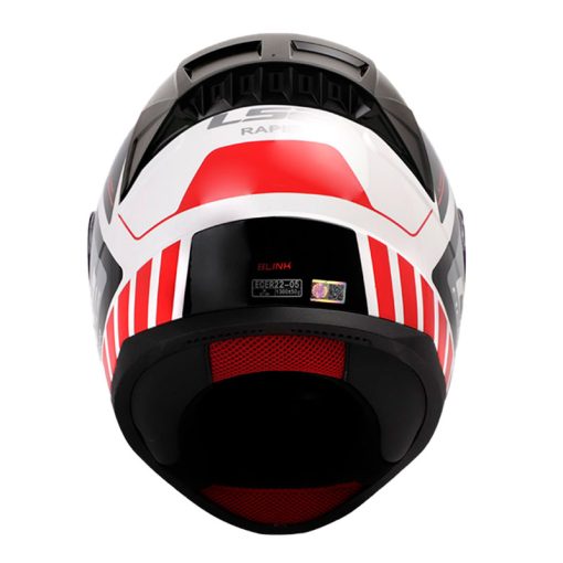 Casco Ls2 353 Blink Blanco Rojo 3 - ZONABIKER LA 21 2
