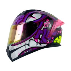 Casco Shaft 582Sp Drakarys Morado Visor Morado
