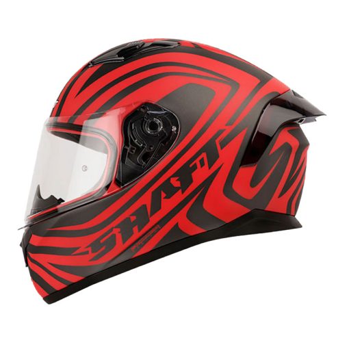 Casco Shaft 582Sp Marble Gris Rojo