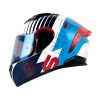 Casco Shaft 582Sp Evo Rock Blanco Rojo Visor Azul 1 - ZONABIKER LA 21 1
