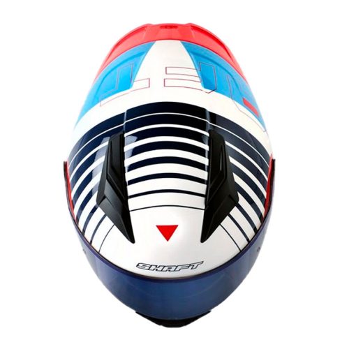 Casco Shaft 582Sp Evo Rock Blanco Rojo Visor Azul 2 - ZONABIKER LA 21 2