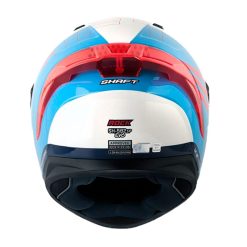 Casco Shaft 582Sp Evo Rock Blanco Rojo Visor Azul 3 - ZONABIKER LA 21 6