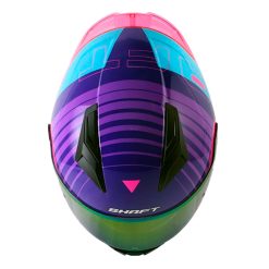 Casco Shaft 582Sp Evo Rock Morado Fucsia Visor Iridium Morado 2 - ZONABIKER LA 21 4