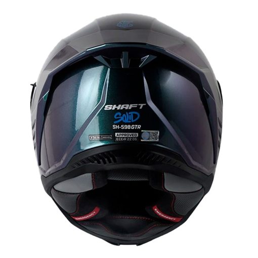 Casco Shaft 598 Gtr Solid Camaleon Azul Visor Iridium Azul 3 - ZONABIKER LA 21 2