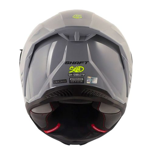 Casco Shaft 598 Gtr Solid Gris Amarillo Visor Iridium Azul 3 - ZONABIKER LA 21 2