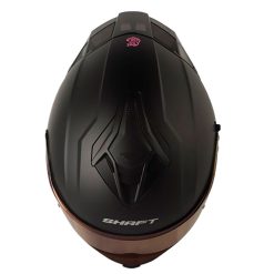 Casco Shaft 598 Gtr Solid Negro Fucsia Visor Iridium Morado 2 - ZONABIKER LA 21 4
