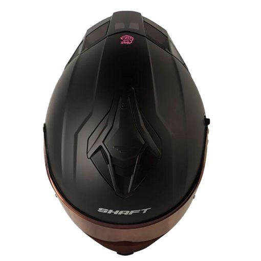Casco Shaft 598 Gtr Solid Negro Fucsia Visor Iridium Morado 2 - ZONABIKER LA 21 1