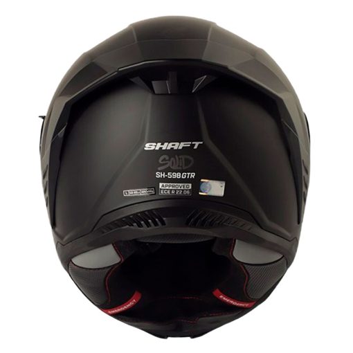 Casco Shaft 598 Gtr Solid Negro Gris Visor Iridium Azul 3 - ZONABIKER LA 21 2
