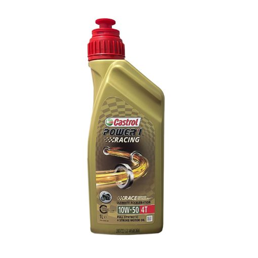 Aceite Castrol Power 1 Racing Sintetico 4T 10W 50 1Lt - ZONABIKER LA 21 2