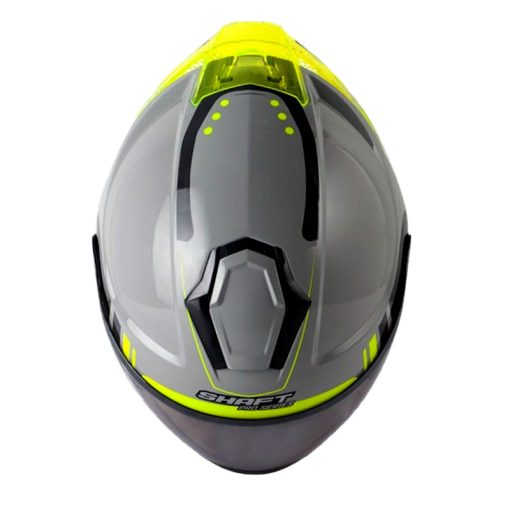 Casco Shaft Pro 240Dv Maik Gris Amarillo Visor Iridium Silver 2 - ZONABIKER LA 21 1