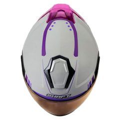 Casco Shaft Pro 240Dv Maik Gris Morado Visor Iridium Morado 2 - ZONABIKER LA 21 4