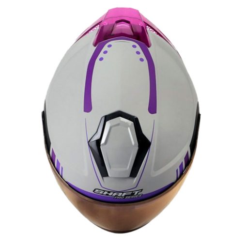 Casco Shaft Pro 240Dv Maik Gris Morado Visor Iridium Morado 2 - ZONABIKER LA 21 1
