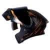 Casco Ich 3120Dv Rek Naranja Visor Smoke