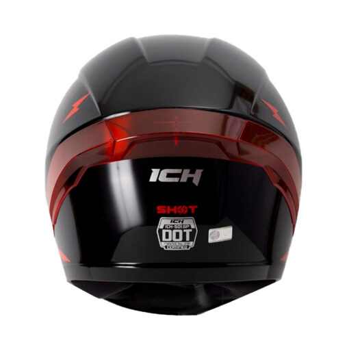 Casco Ich 501sp Shot Negro Rojo Visor Smoke 3 - ZONABIKER LA 21 2
