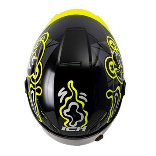 Casco Ich 501sp Trippy Amarillo Visor Smoke 2 - ZONABIKER LA 21 1