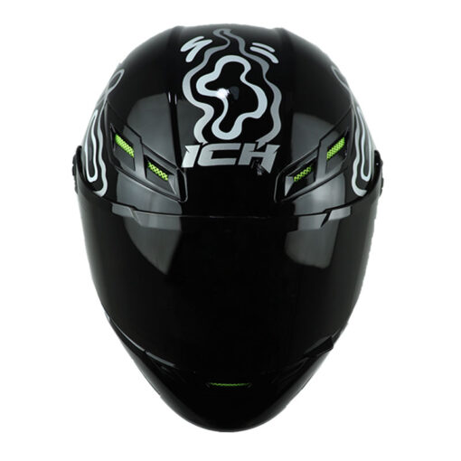Casco Ich 501sp Trippy Negro Gris Visor Smoke 2 - ZONABIKER LA 21 2