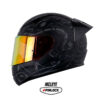 Casco Ls2 353 Azteca Negro Gris Visor Iridium Rojo