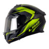 Casco Ls2 Ff808 Fury Negro Amarillo Visor Silver