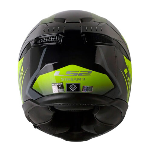 Casco Ls2 Ff808 Fury Negro Amarillo Visor Silver 3 - ZONABIKER LA 21 2