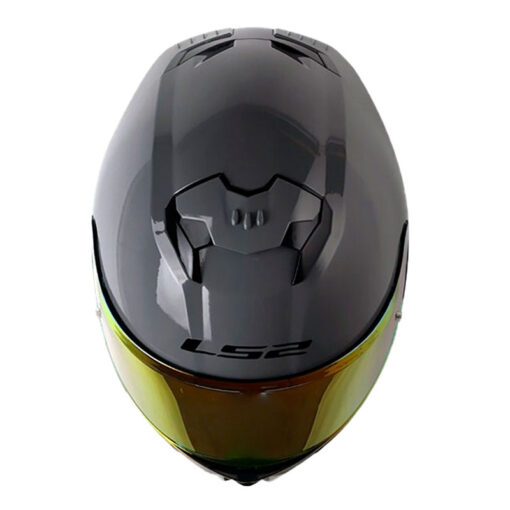 Casco Ls2 Ff808 Solid Gris Visor Iridium Rojo 2 - ZONABIKER LA 21 1