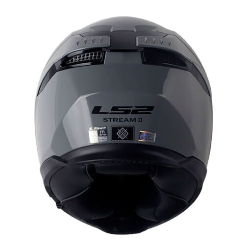 Casco Ls2 Ff808 Solid Gris Visor Iridium Rojo 3 - ZONABIKER LA 21 2