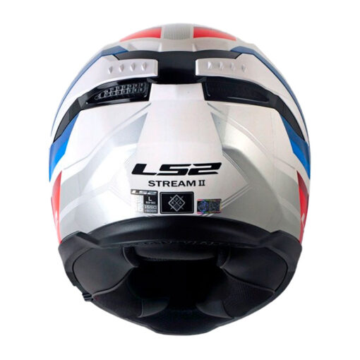 Casco Ls2 Ff808 Vintage Blanco Azul Visor Iridium Azul 3 - ZONABIKER LA 21 2