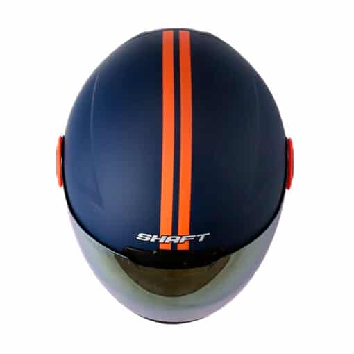 Casco Shaft 212 Telemetry Azul Naranja Visor Iridium Naranja 2 - ZONABIKER LA 21 1