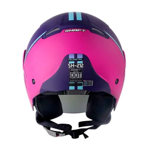 Casco Shaft 212 Telemetry Morado Visor Iridium Morado 3 - ZONABIKER LA 21 2