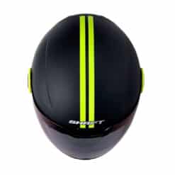 Casco Shaft 212 Telemetry Negro Amarillo Visor Iridium Azul 2 - ZONABIKER LA 21 4