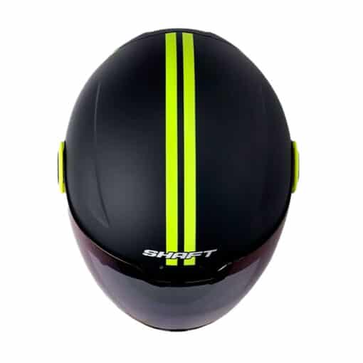 Casco Shaft 212 Telemetry Negro Amarillo Visor Iridium Azul 2 - ZONABIKER LA 21 1