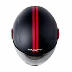 Casco Shaft 212 Telemetry Negro Rojo Visor Iridium Silver 2 - ZONABIKER LA 21 4