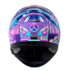 Casco Shaft Pro 612Dv Evo Hippy Morado Fucsia Visor Iridium Azul 2 - ZONABIKER LA 21 5