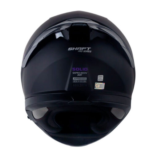 Casco Shaft Pro 612Dv Evo Solid Negro Morado Visor Iridium Morado 2 - ZONABIKER LA 21 1