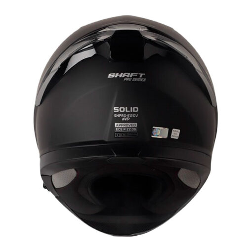 Casco Shaft Pro 612Dv Evo Solid Negro Silver Visor Iridium Silver 3 - ZONABIKER LA 21 2