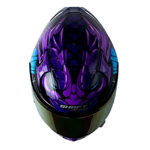 Casco Shaft Pro 612Dv Fafnir Morado Visor Iridium Morado 2 - ZONABIKER LA 21 1
