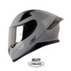 Casco Shaft Pro 612Dv Solid Gris Oscuro Visor Iridium Silver