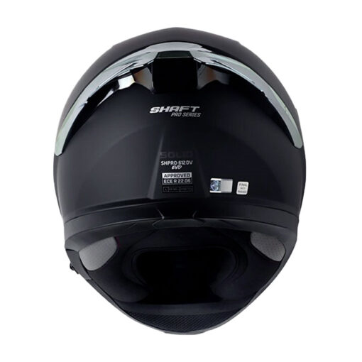 Casco Shaft Pro 612Dv Solid Negro Gris Visor Iridium Dorado 3 - ZONABIKER LA 21 3
