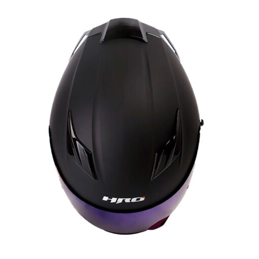 Casco Hro 514Dv Evo Solid Negro Azul Visor Iridium Azul 2 - ZONABIKER LA 21 1